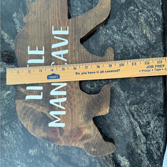 NWOT custom sign “Little Man Cave” - Picture 3 of 4